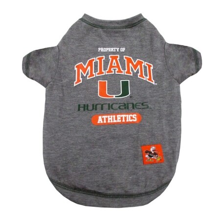 Pets First Miami Hurricanes Pet Tee Shirt - Medium pfmia4014b-0003